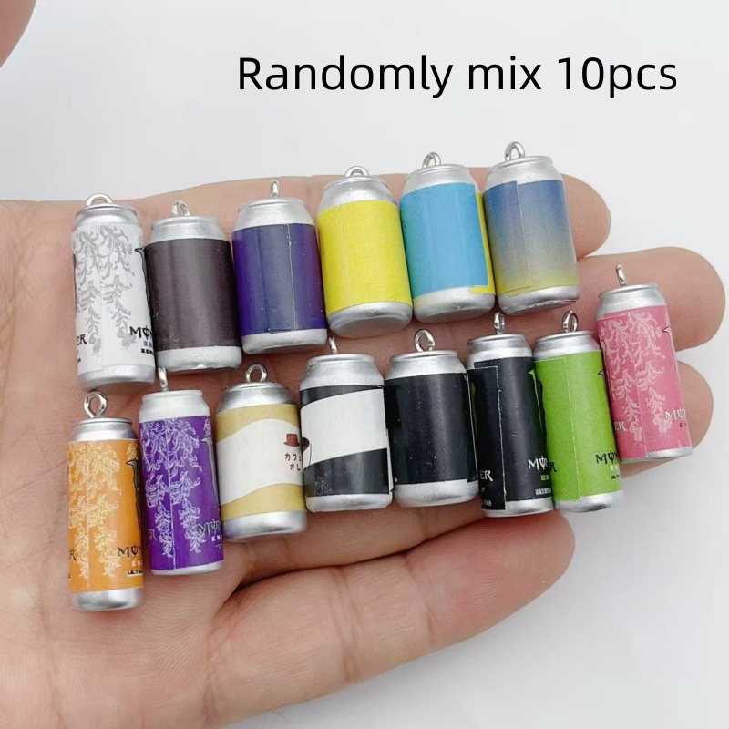 Resin Art Notes - 10Pcs Mini Simulation Beverage Can Resin