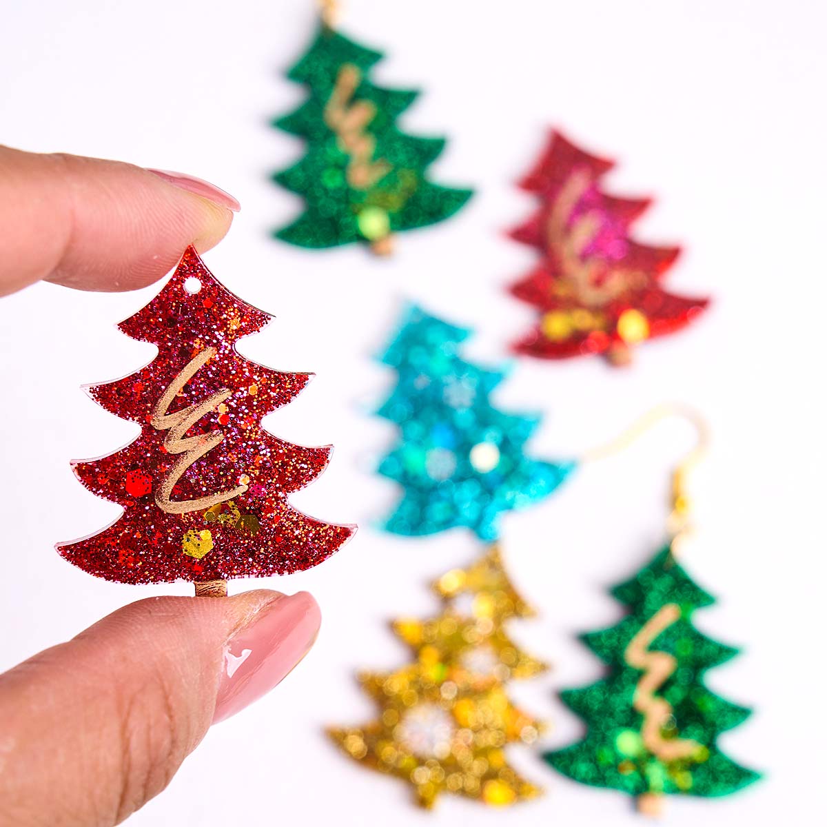Resin Art Uv - 3D Christmas Tree Pendant Silicone Mold