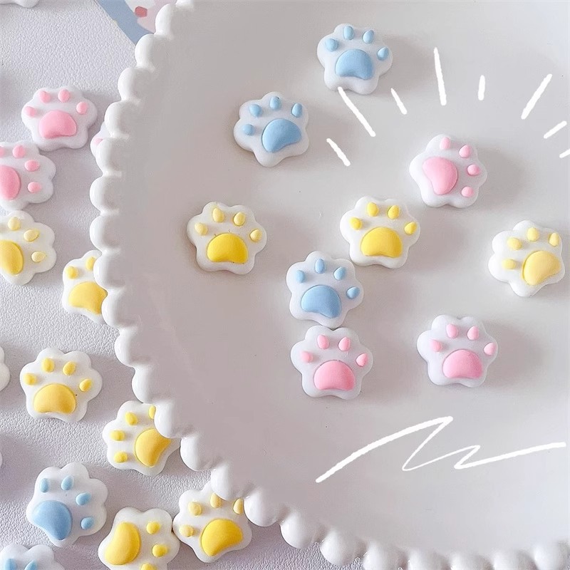 Resin Art Use - 30pc Cute Cat Paw Mini Accessories