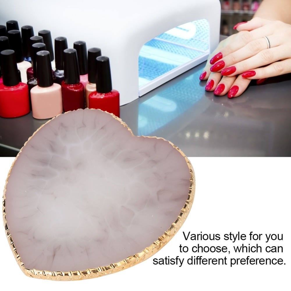 Resin Art Use - Delicate Heart Shaped Nail Art Palette
