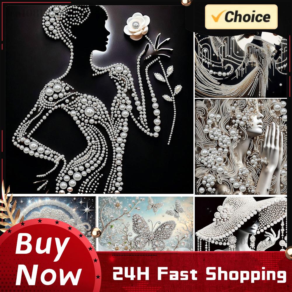 Resin Art Gift - DIY Ladies Pearl Diamond Painting Gem