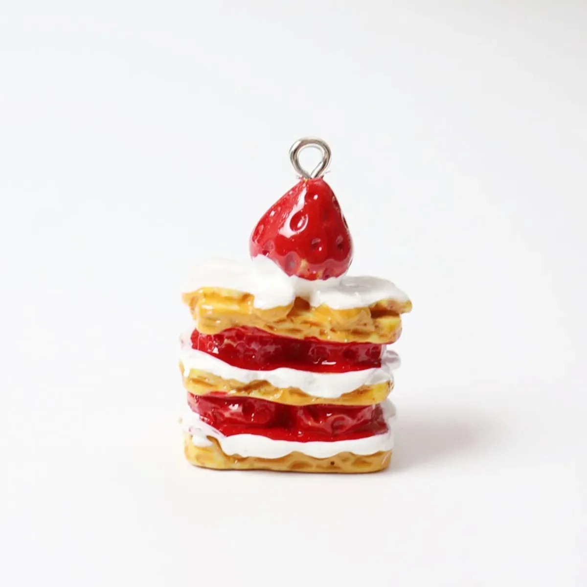 Resin Art Notes - 10 Pieces Mini Simulated Strawberry Cake