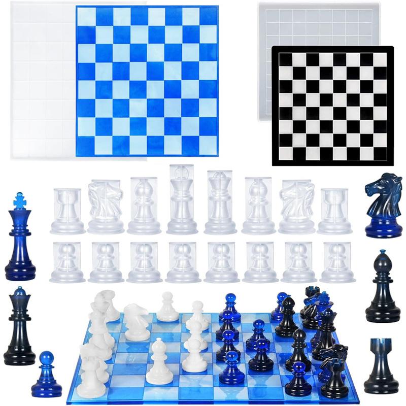 Resin Chess Set Mold With Ches - Resin Art Table ulasan dan harga
