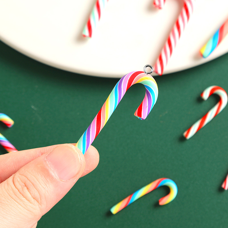 10pcs Cute Clay Christmas Pend - Resin Art Notes ulasan dan harga