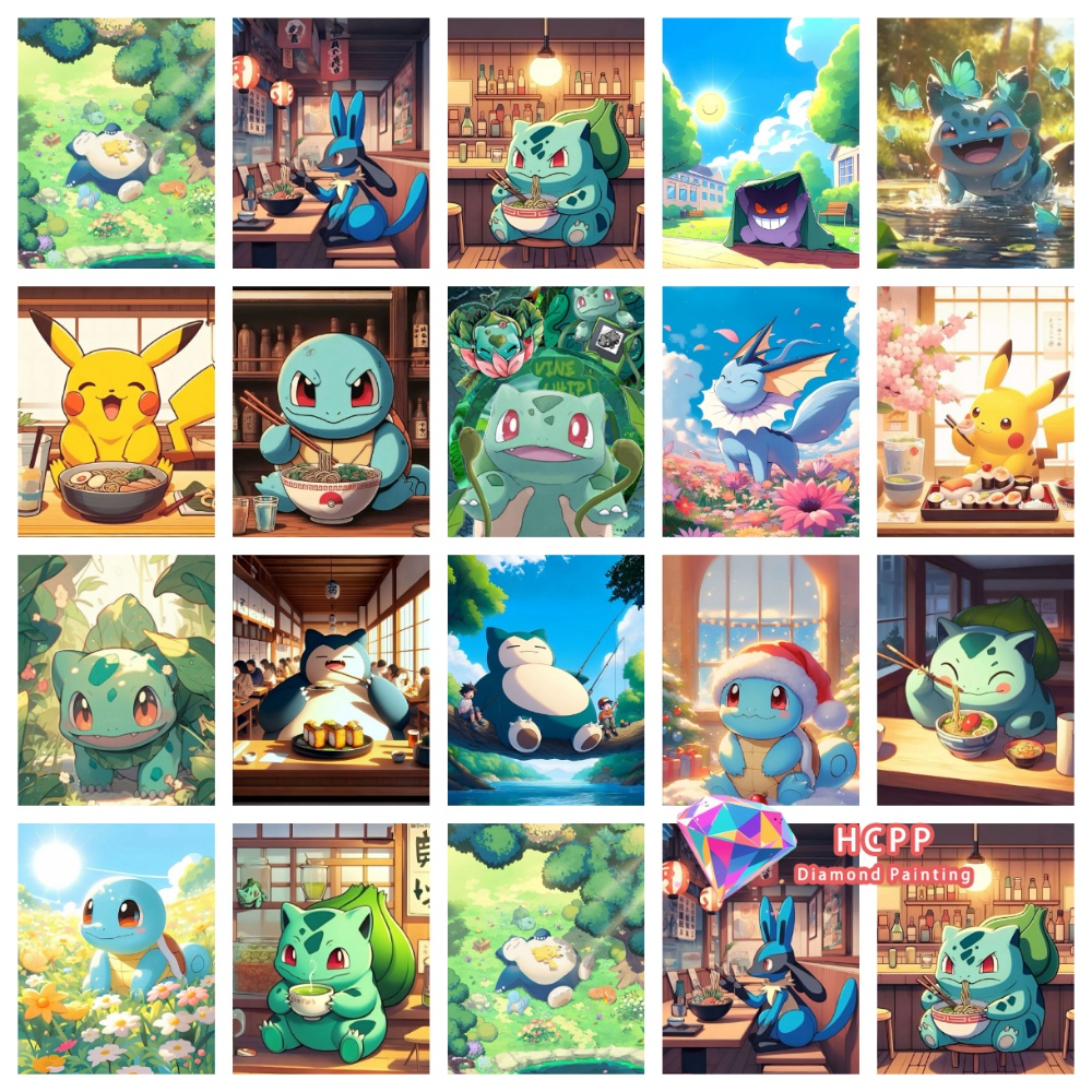 Pikachu Bulbasaur Squirtle Ani - Resin Art Kits ulasan dan harga