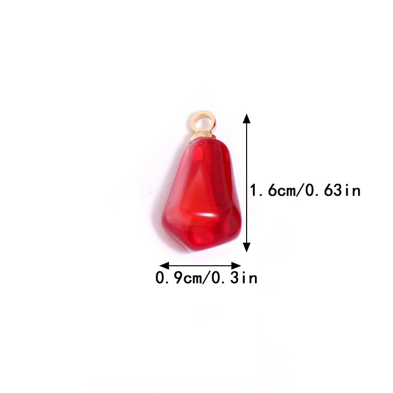 10pcs Pomegranate Seed Resin P - Resin Art Notes ulasan dan harga