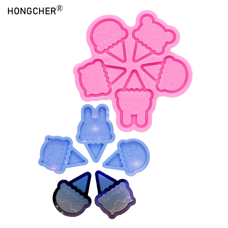 Shiny Mirror Cartoon Animal Ic - Resin Art Uv ulasan dan harga