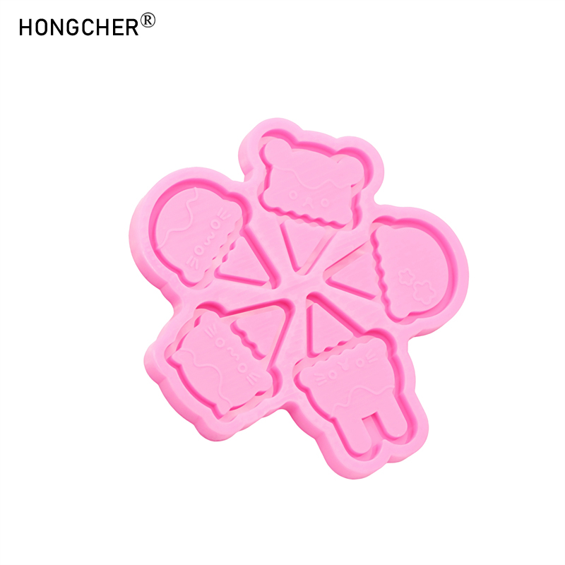 Shiny Mirror Cartoon Animal Ic - Resin Art Uv ulasan dan harga