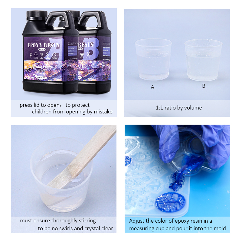 Epoxy Resin Kit 1:1 Ratio Anti - Resin Art Ratio ulasan dan harga