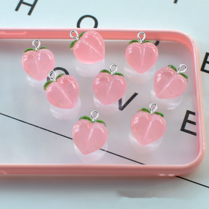 10Pcs New Transparent Peach Fl - Resin Art Notes ulasan dan harga