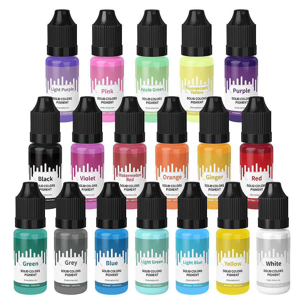 18Colors 10ml Macaron Solid Pa - Resin Dye Opaque ulasan dan harga