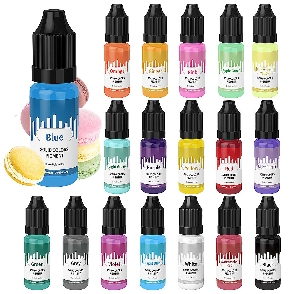 18Colors 10ml Macaron Solid Pa - Resin Dye Opaque ulasan dan harga