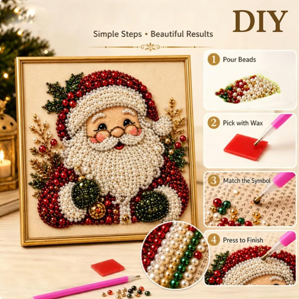 Christmas Santa Claus Pearl Ar - Resin Art Kits ulasan dan harga