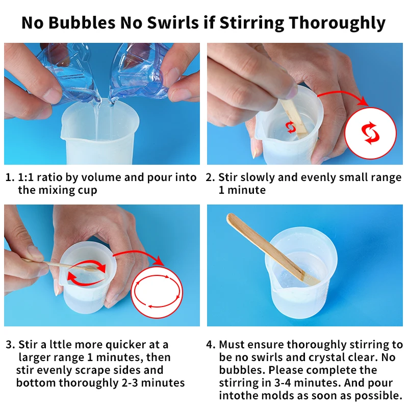 Easy Mixing Crystal Clear Epox - Resin Art Ratio ulasan dan harga