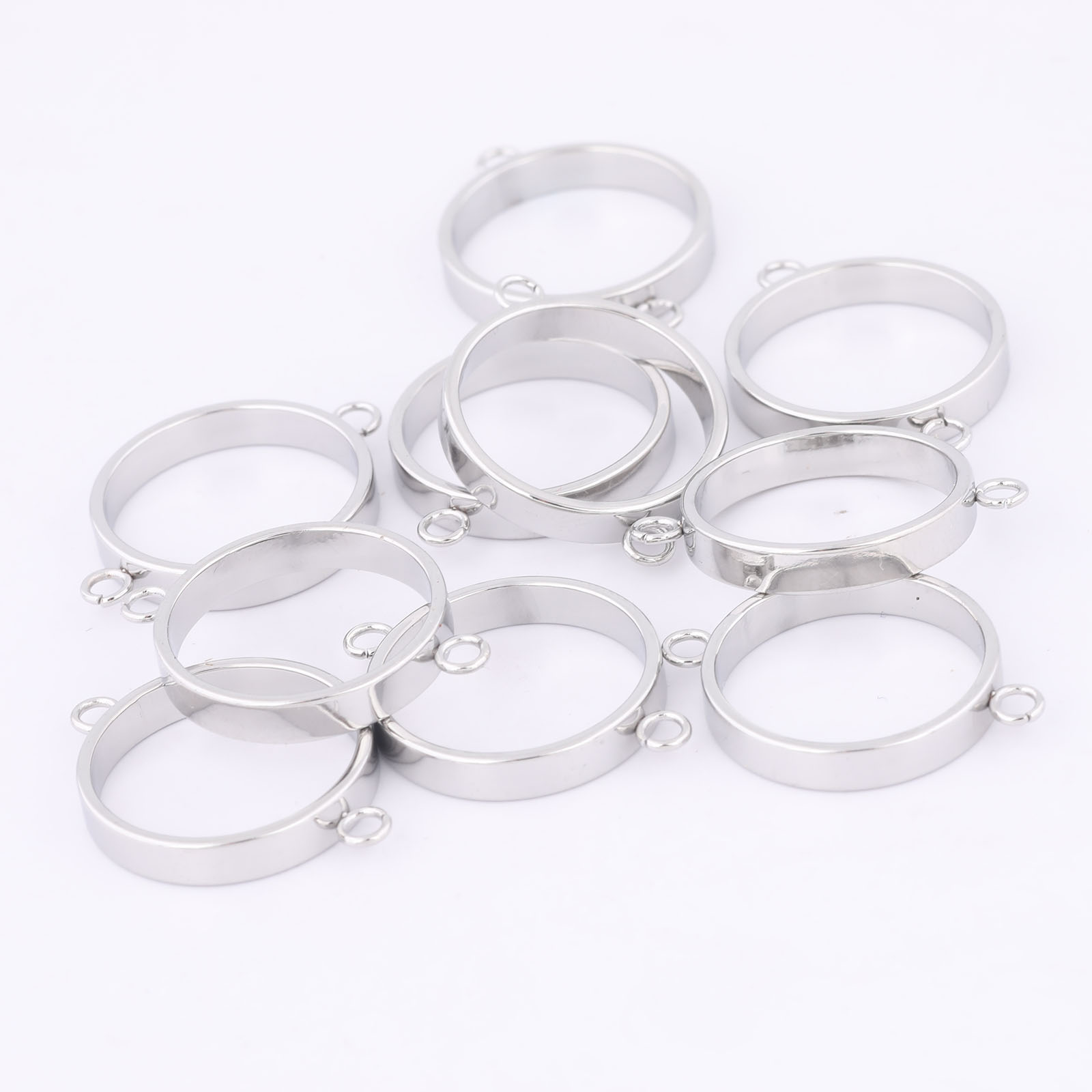 10pcs Stainless Steel 14mm Ope - Resin Art Notes ulasan dan harga