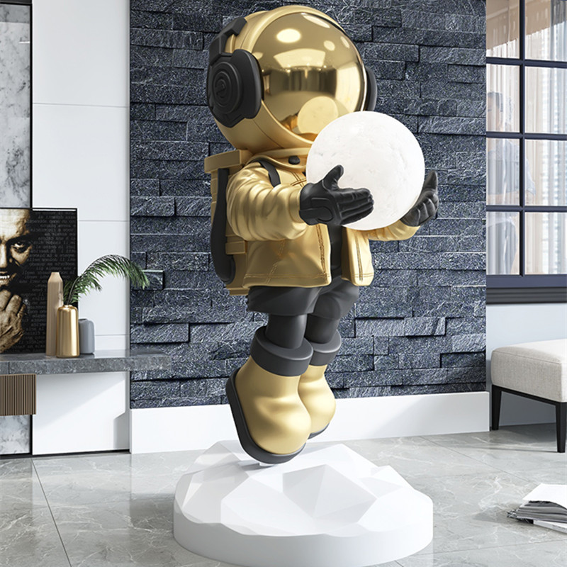 2026 Astronaut Floor Lamp Deco - Resin Art On Floor ulasan dan harga