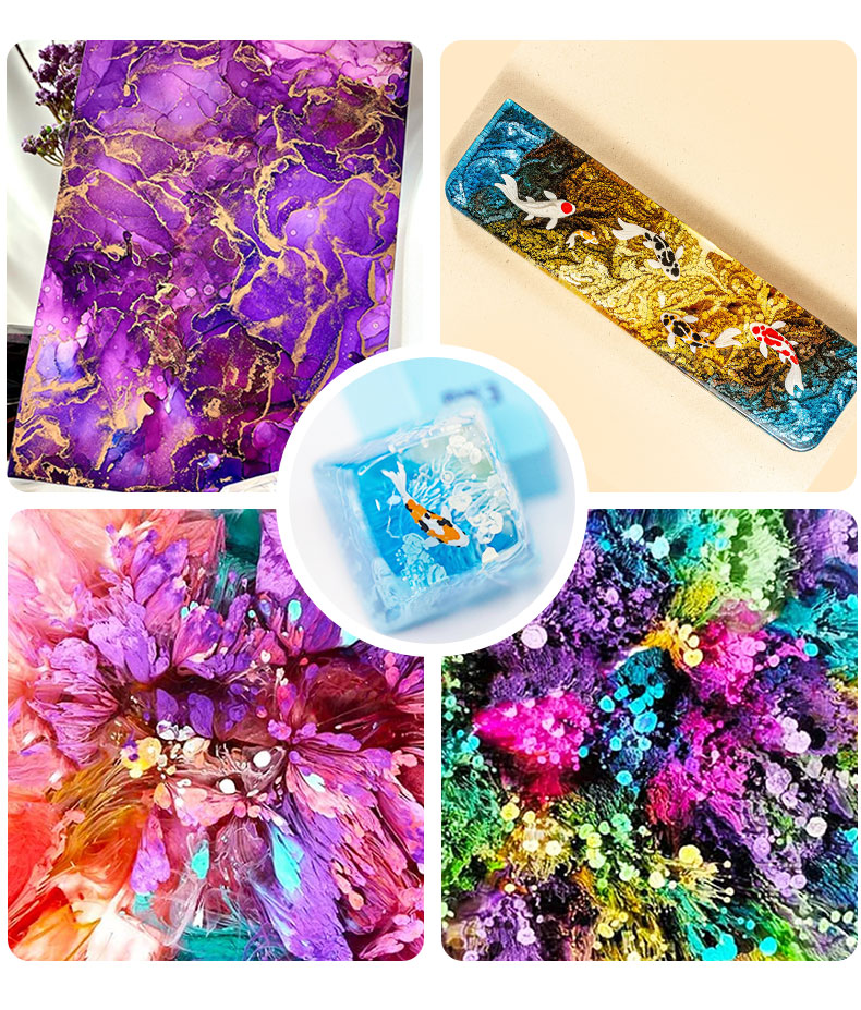 10ml Alcohol Ink Art Epoxy Res - Resin Dye Opaque ulasan dan harga