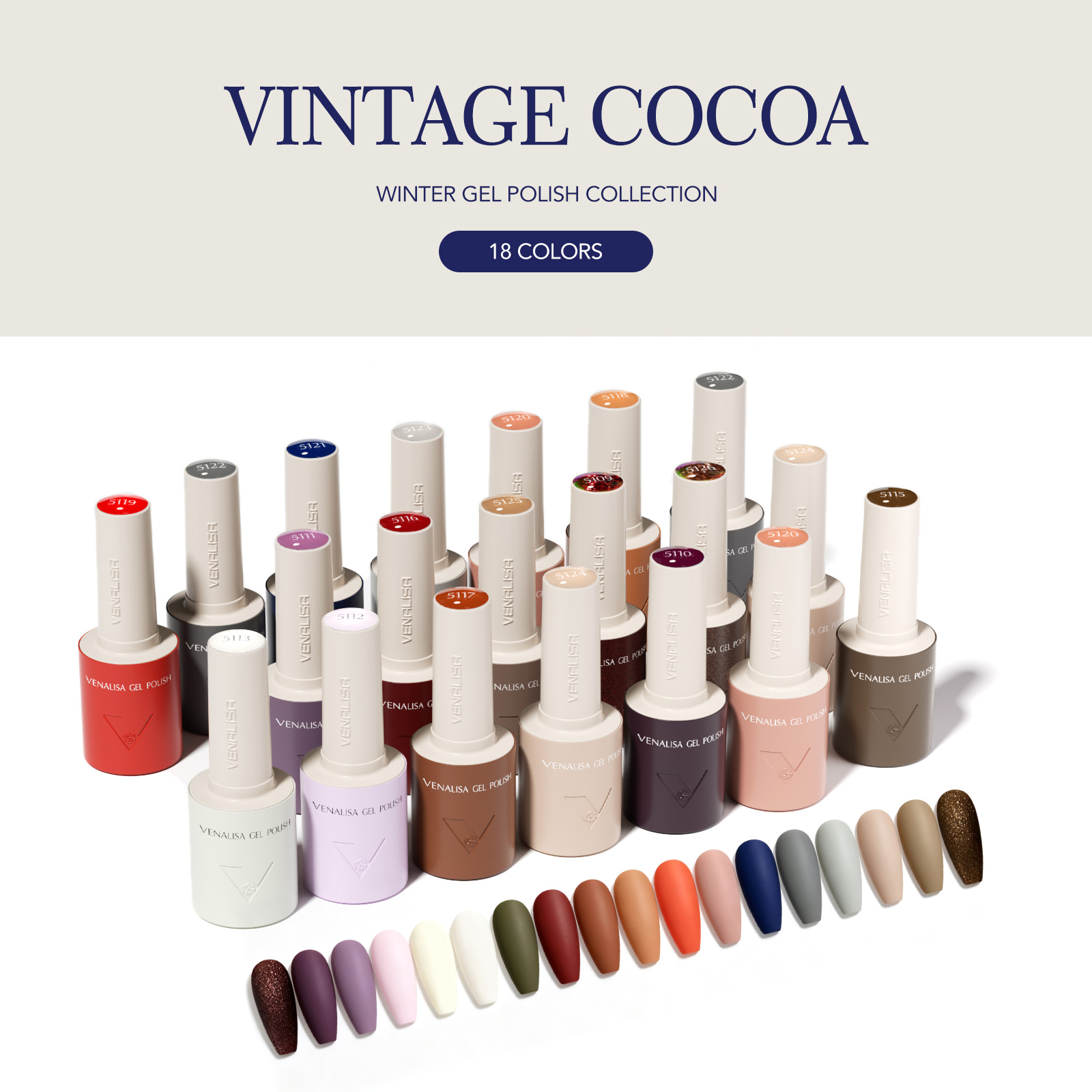 VENALISA V7 Gel Nail Polish 18 - Resin Art Use ulasan dan harga