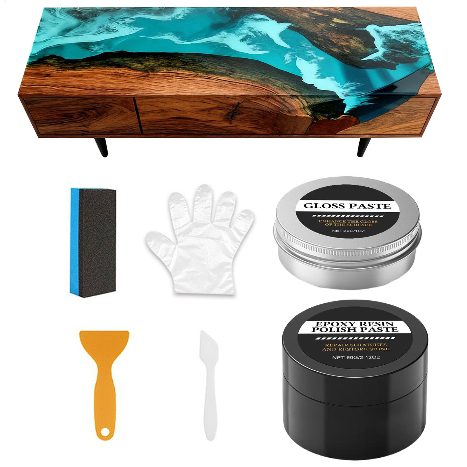 Epoxy resin high gloss polishi - Resin Art Table ulasan dan harga