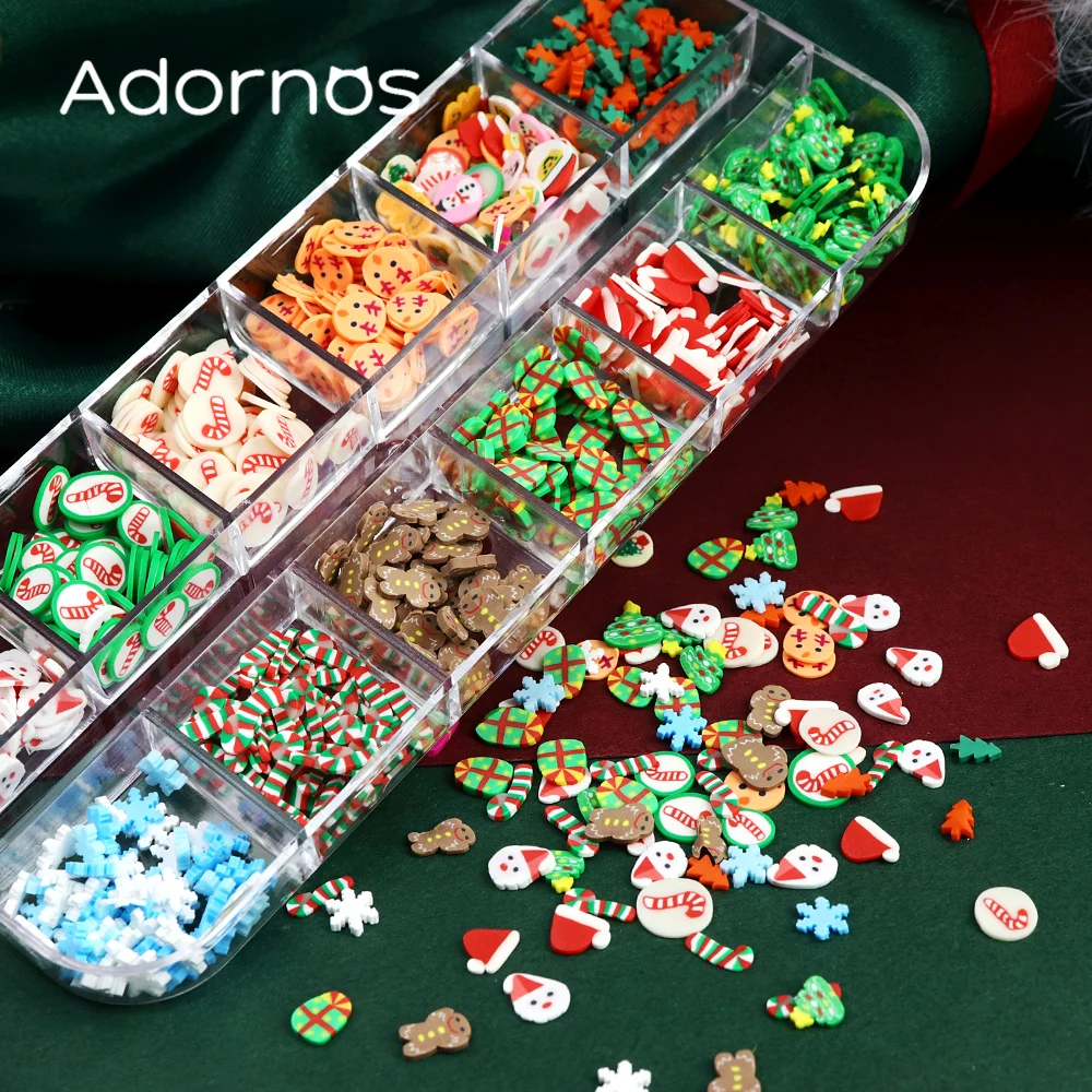 12 Grids Christmas Soft Potter - Resin Art Liquid ulasan dan harga