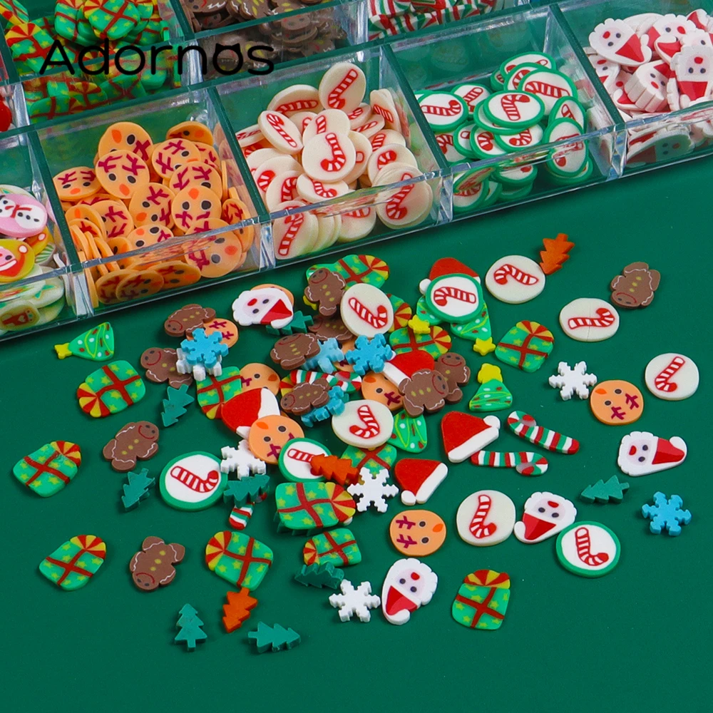 12 Grids Christmas Soft Potter - Resin Art Liquid ulasan dan harga