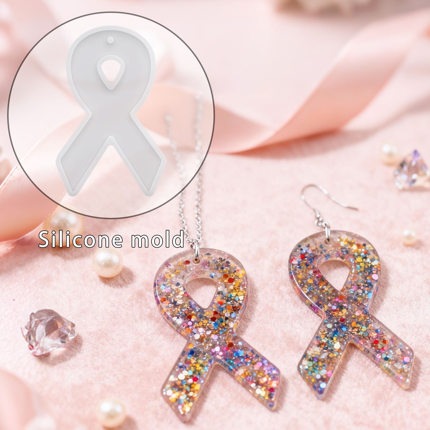 DIY Ribbon Earring Resin Molds - Resin Art Products ulasan dan harga