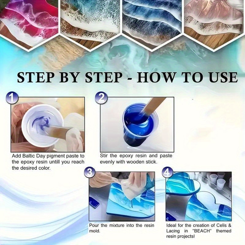 24 Colors/8 Colors 5g 0.18oz P - Resin Dye Opaque ulasan dan harga