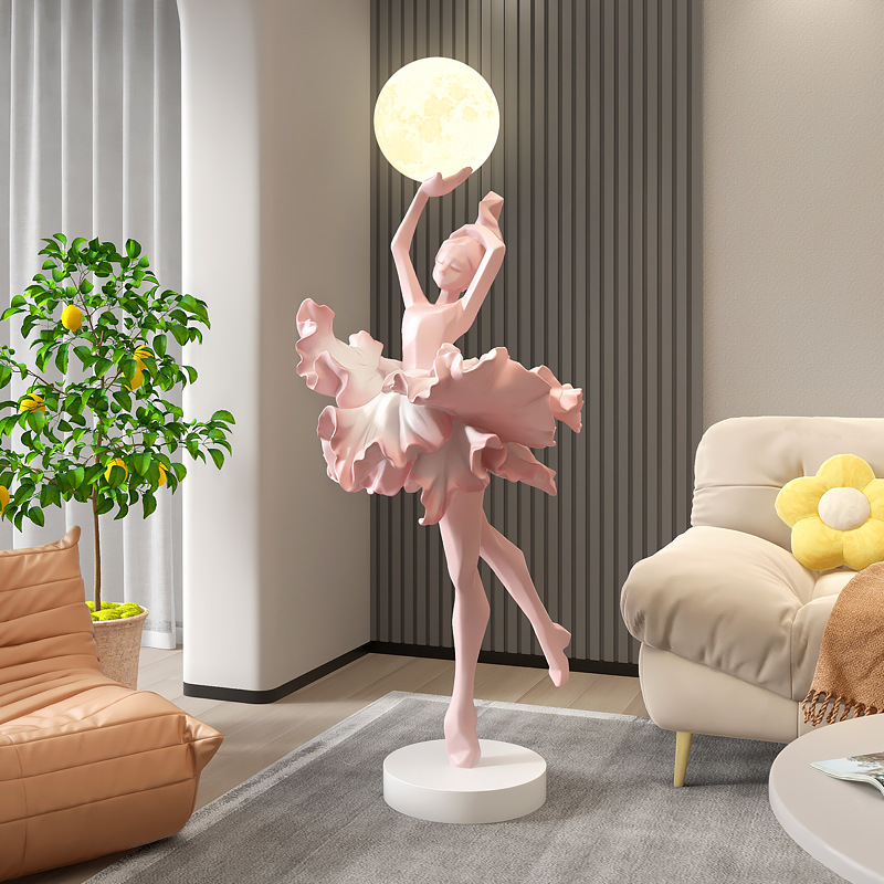 Girl Art Ornament Italian Abst - Resin Art On Floor ulasan dan harga
