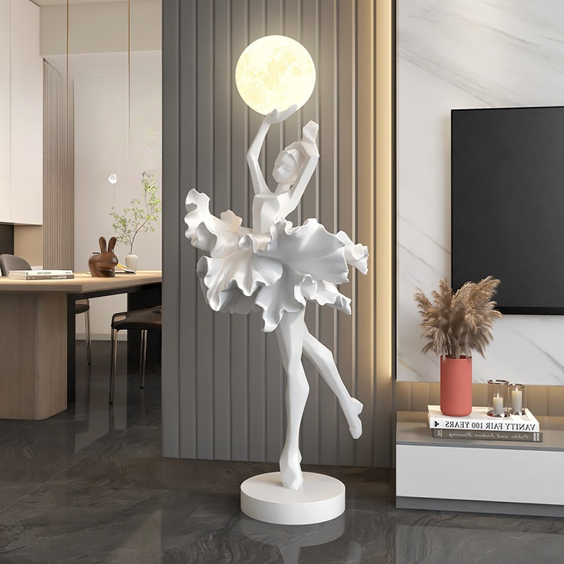 Girl Art Ornament Italian Abst - Resin Art On Floor ulasan dan harga