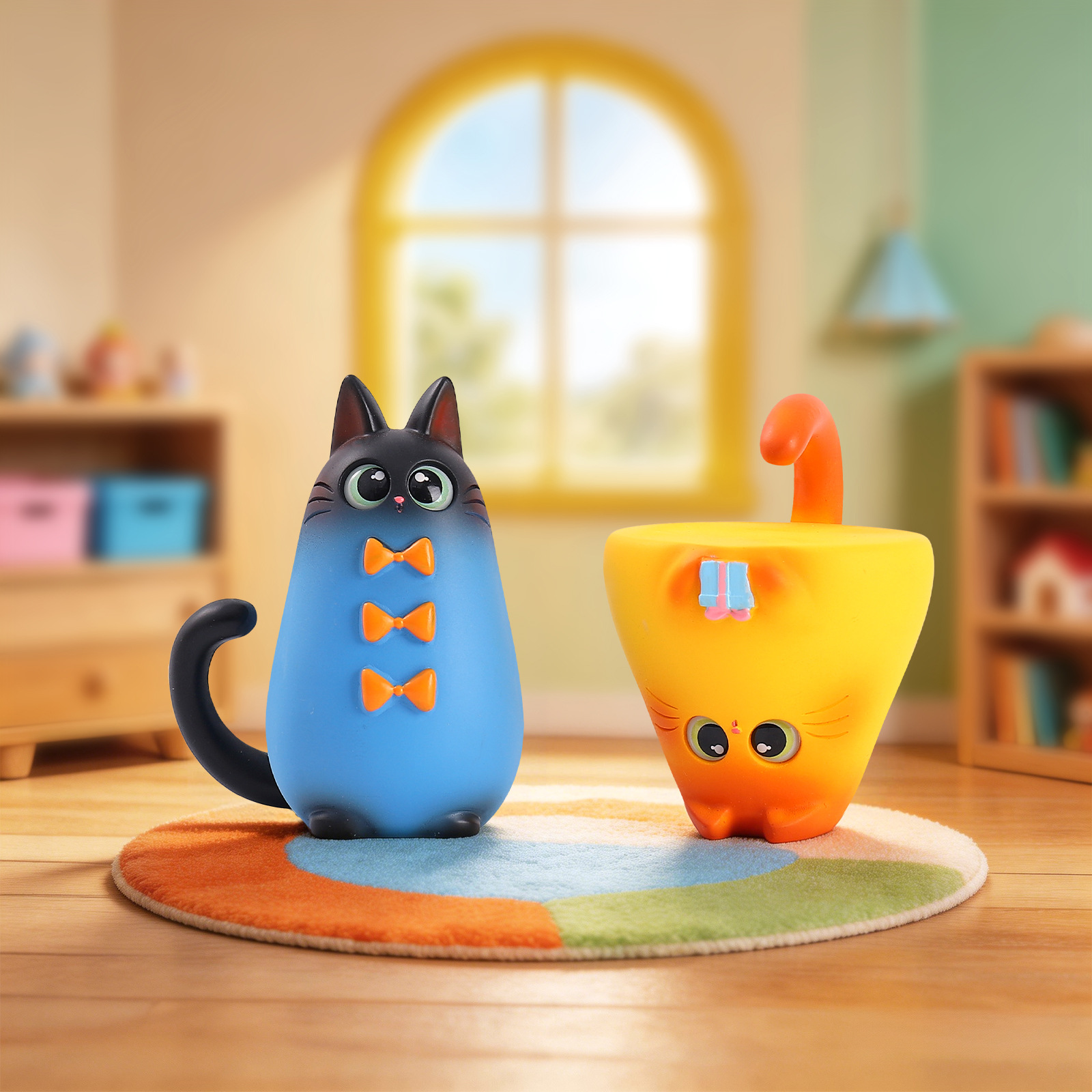 Blind Box Cat Figurine Resin C - Resin Art Table ulasan dan harga