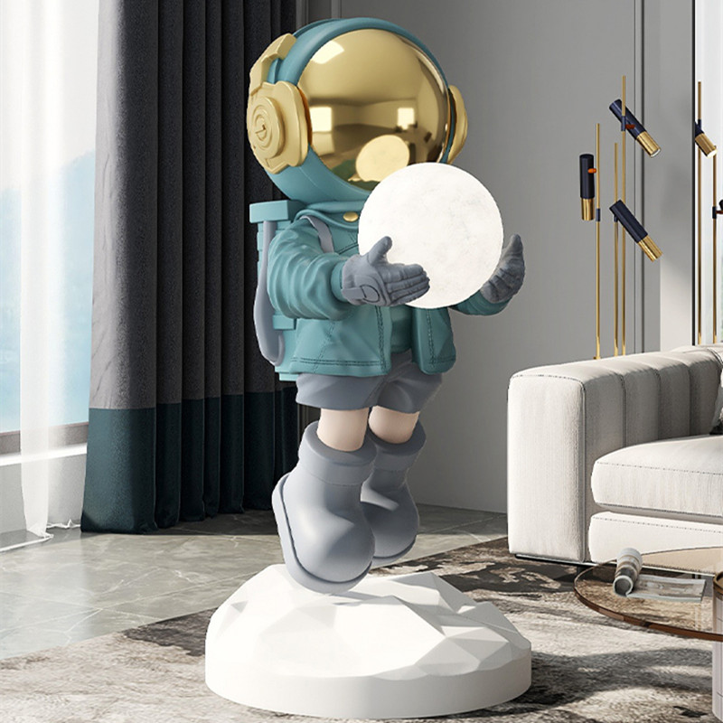 Astronaut floor lamp Decor Sta - Resin Art On Floor ulasan dan harga