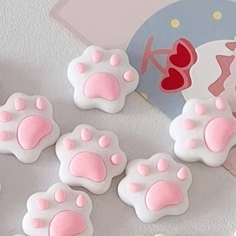 30pc Cute Cat Paw Mini Accesso - Resin Art Use ulasan dan harga