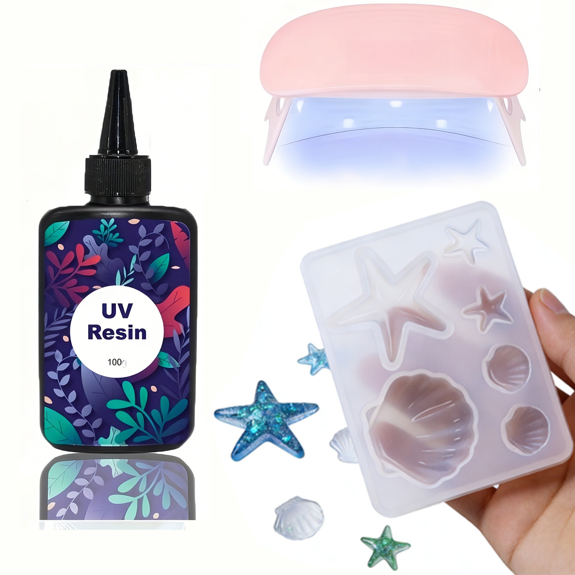 DIY Ocean Theme Crystal Epoxy  - Resin Art Liquid ulasan dan harga