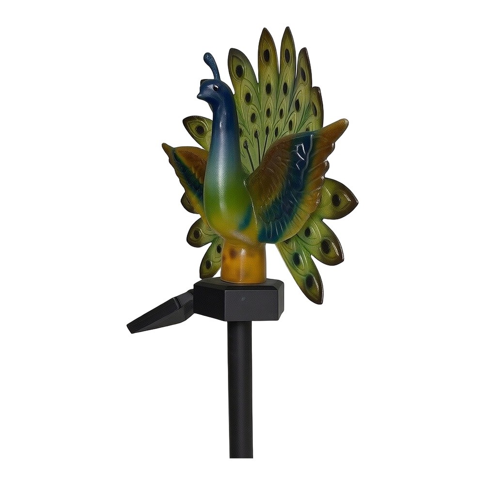 Resin Solar Peacock Garden Art - Resin Art Use ulasan dan harga