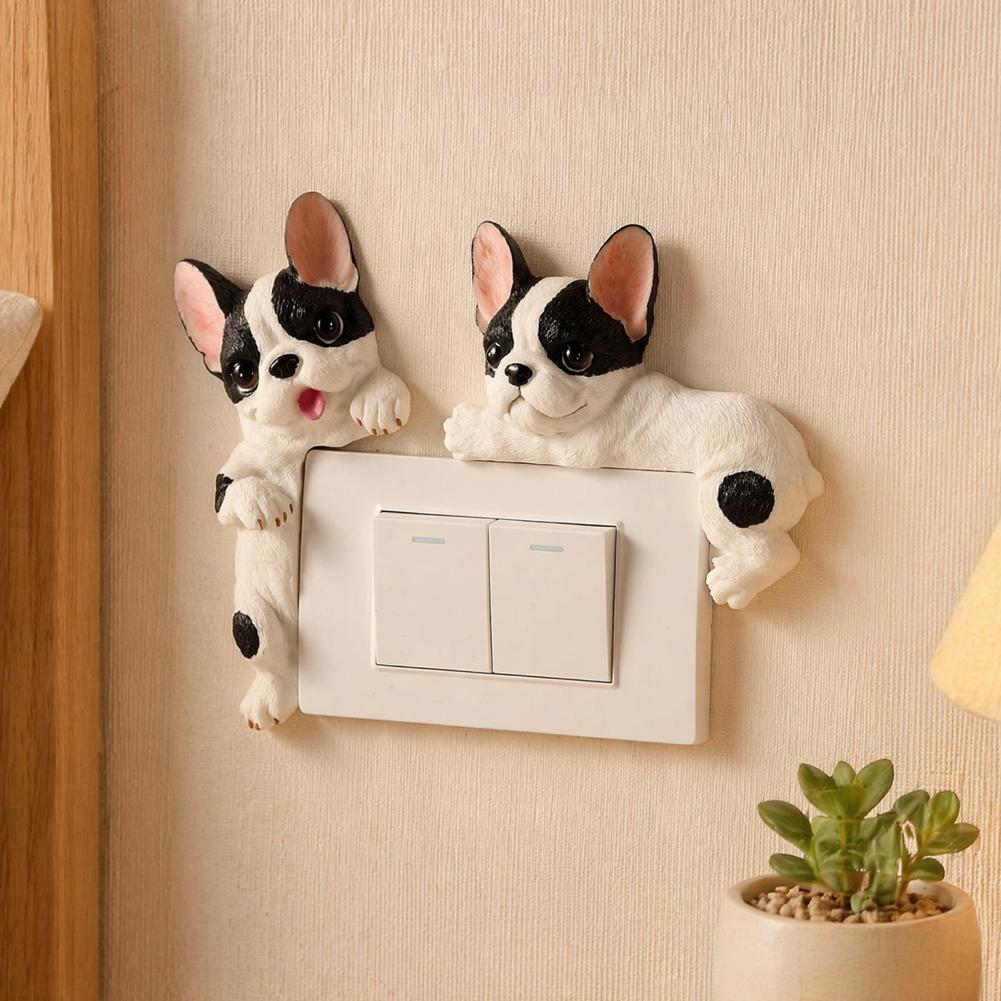 3D French Bulldog Resin Light  - Resin Art Sticker ulasan dan harga