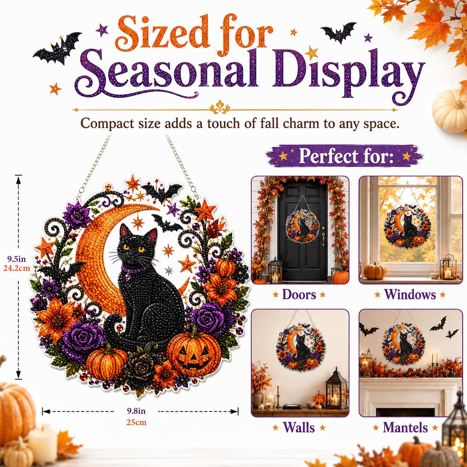 Halloween Pumpkins Diamond Art - Resin Art Kits ulasan dan harga