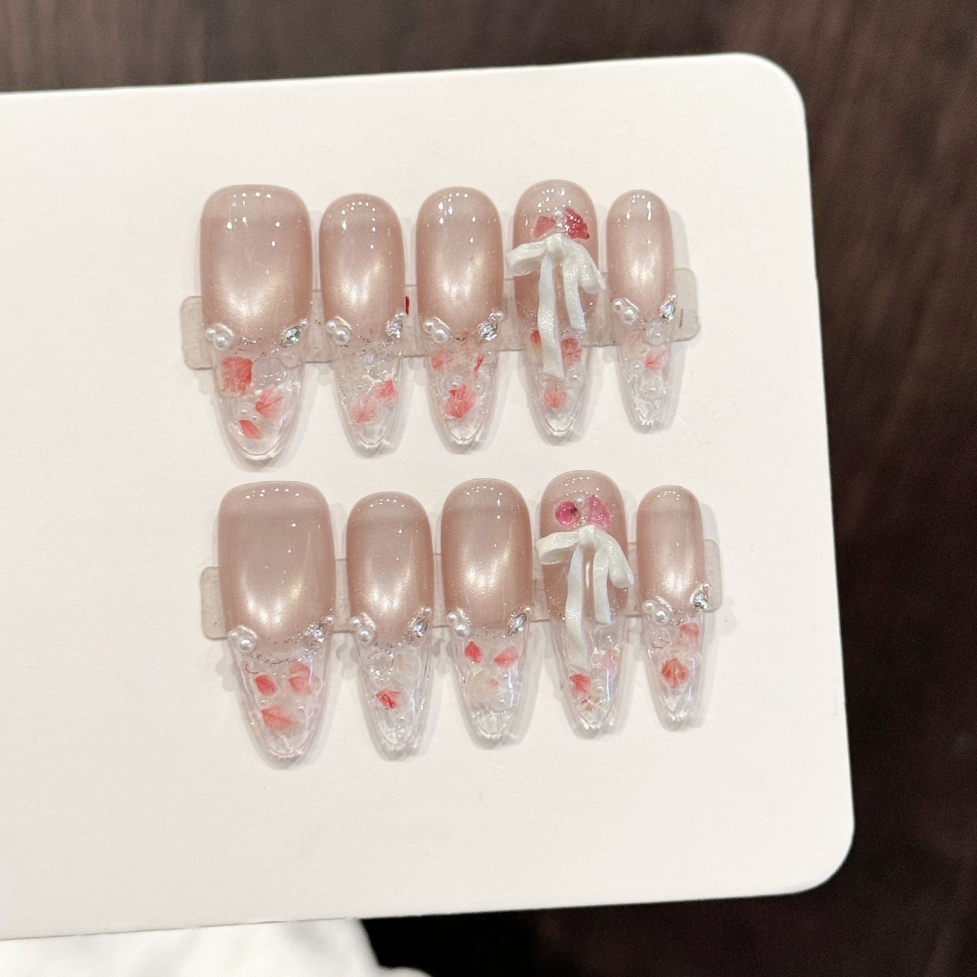 10pcs Pure Hand Pressed Long O - Resin Art Use ulasan dan harga