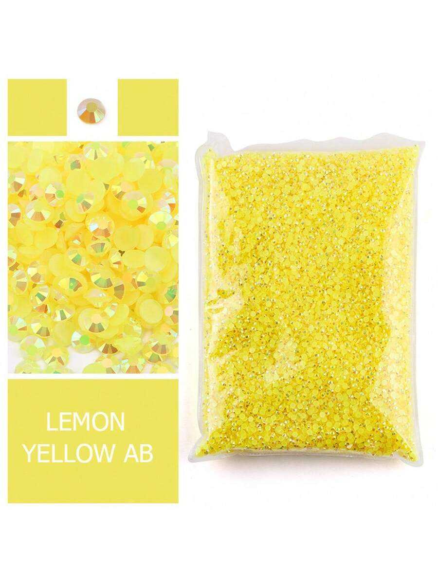 Lemon Yellow Resin Rhinestones - Resin Art Quantity ulasan dan harga