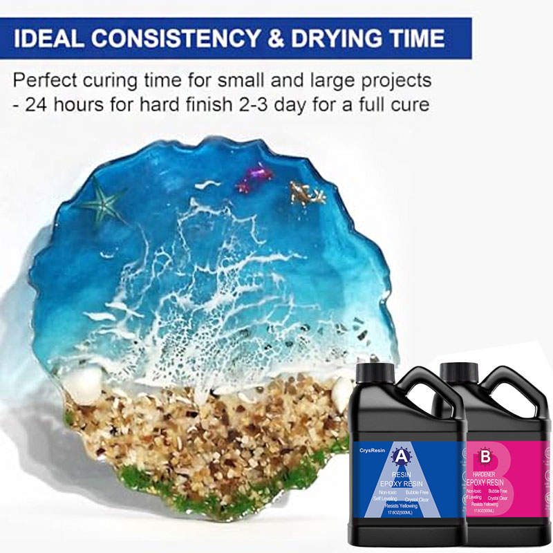 Crystal Clear Epoxy Resin 1:1  - Resin Art Ratio ulasan dan harga