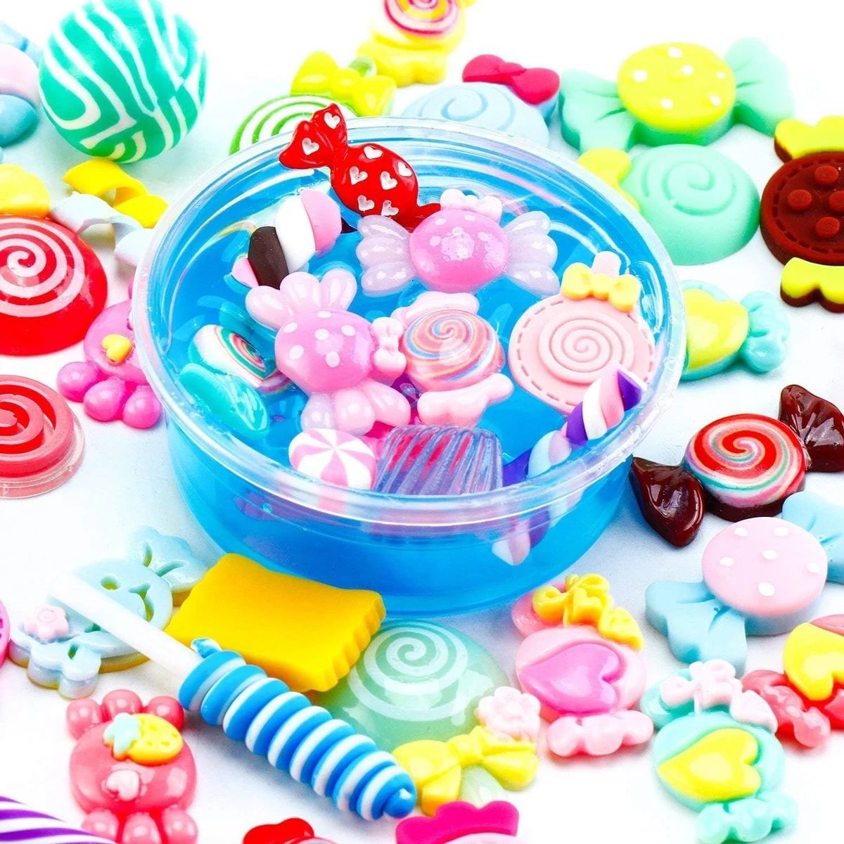 30pcs Random Candy Slime Charm - Resin Art Notes ulasan dan harga