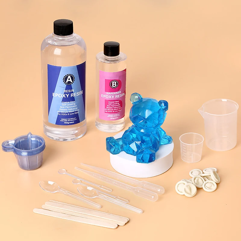Epoxy Resin Kit Crystal Clear  - Resin Art Use ulasan dan harga