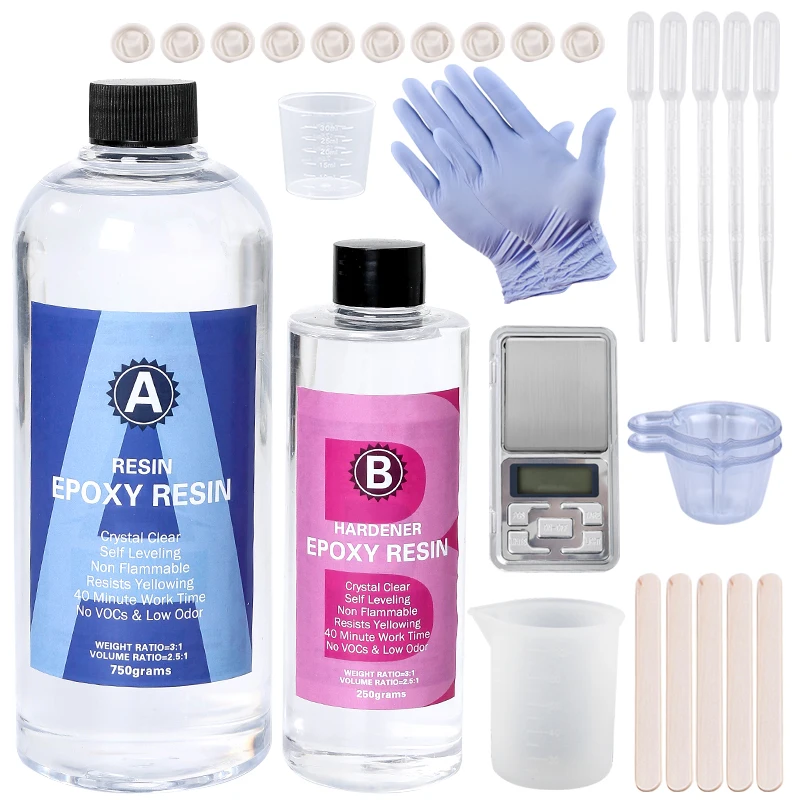 Epoxy Resin Kit Crystal Clear  - Resin Art Use ulasan dan harga