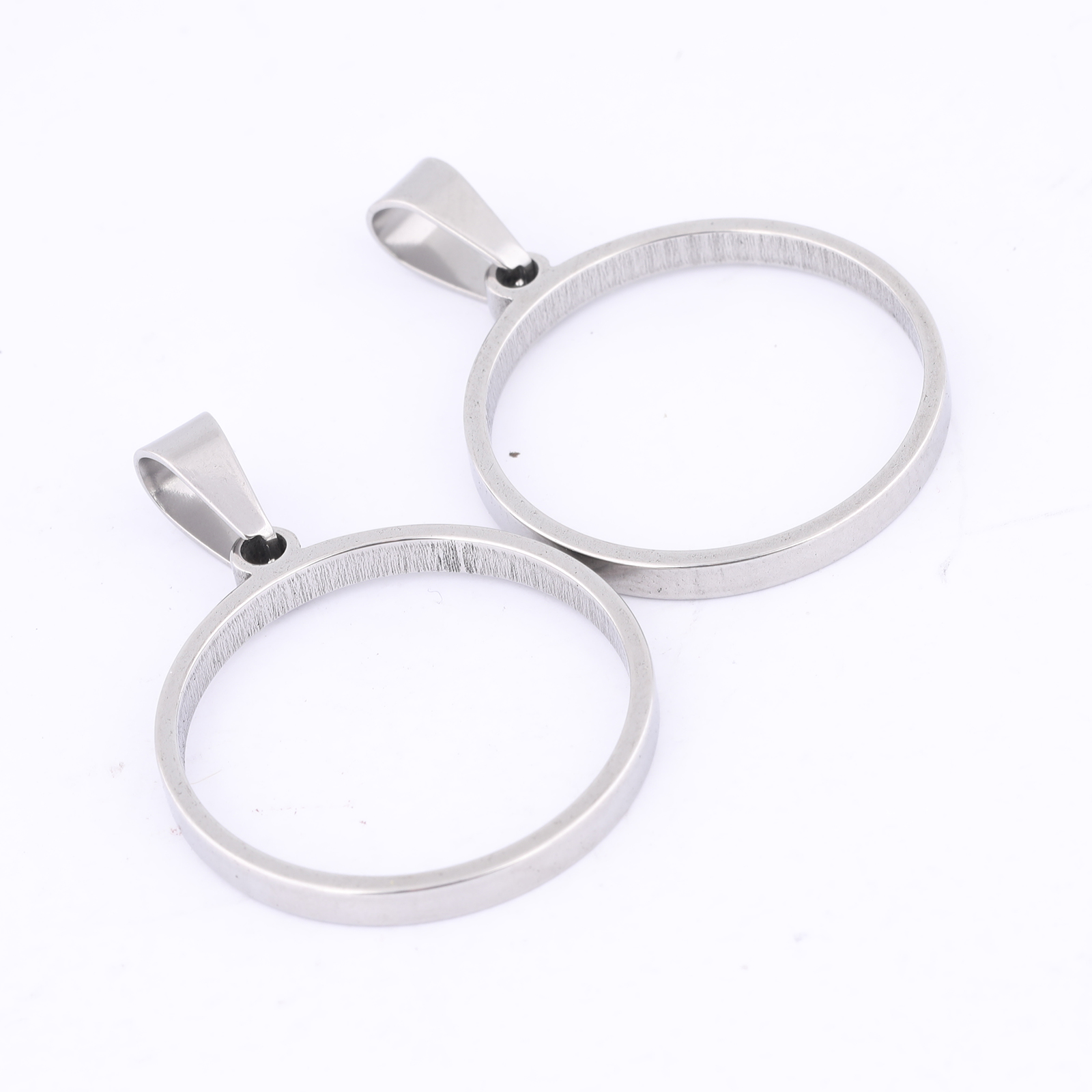 10pcs 25mm Round Open Bezel Ch - Resin Art Notes ulasan dan harga