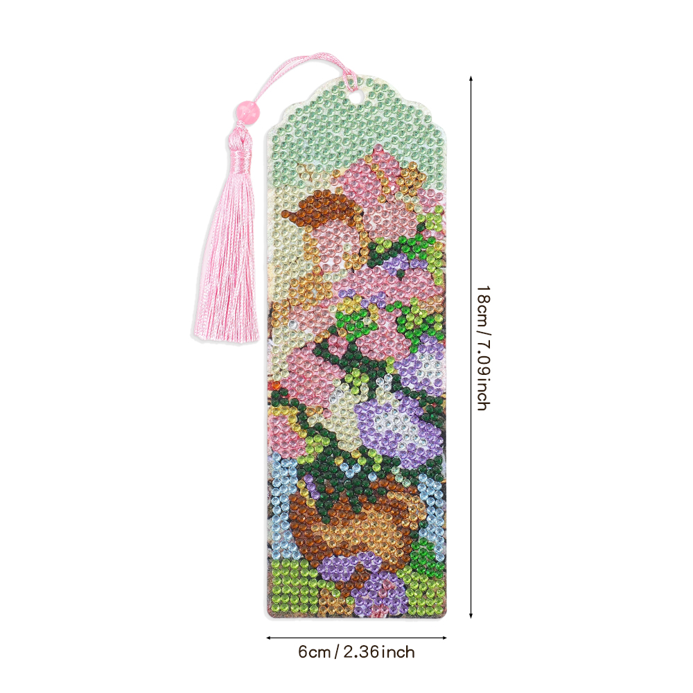 4 Pack Van Gogh Diamond Painti - Resin Art Bookmark ulasan dan harga