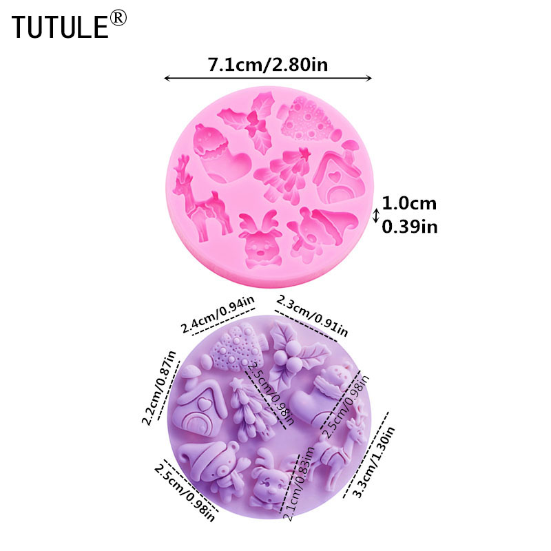 Christmas Series Silicone Mold - Resin Art Products ulasan dan harga