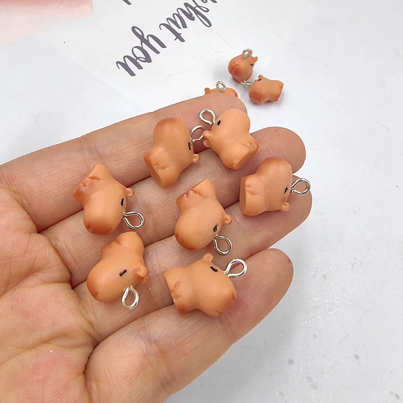 10pcs Cute Small Capybara Char - Resin Art Notes ulasan dan harga