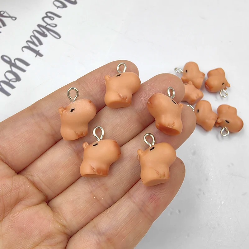 10pcs Cute Small Capybara Char - Resin Art Notes ulasan dan harga