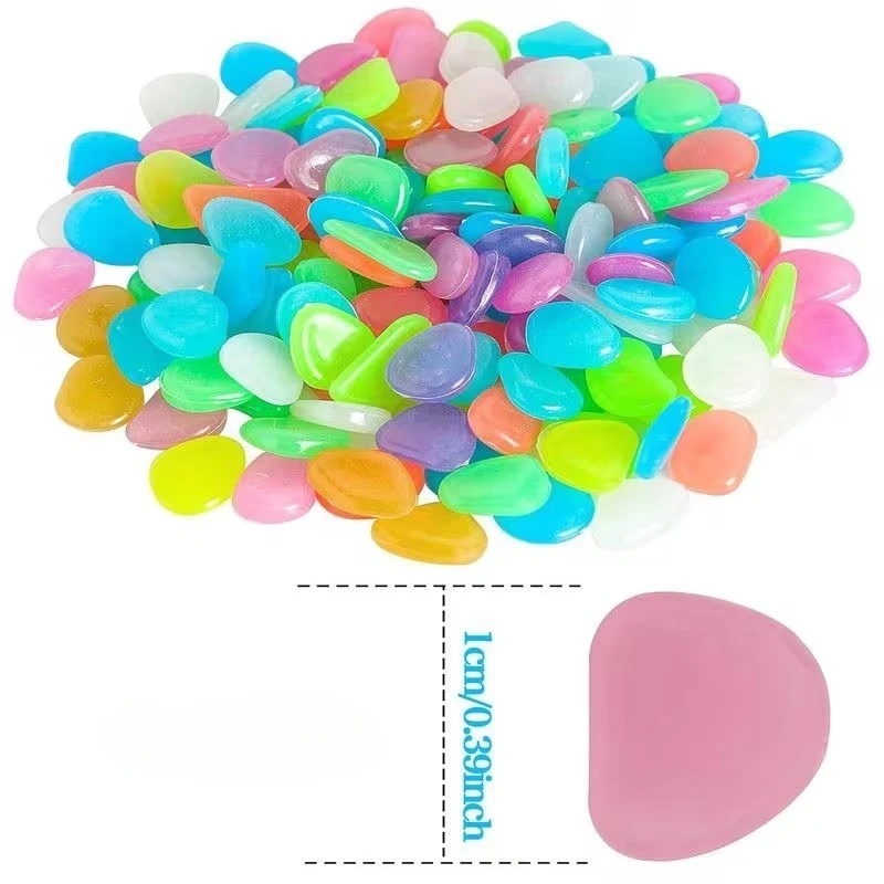 50-200pcs Glow in The Dark Peb - Resin Art Light ulasan dan harga