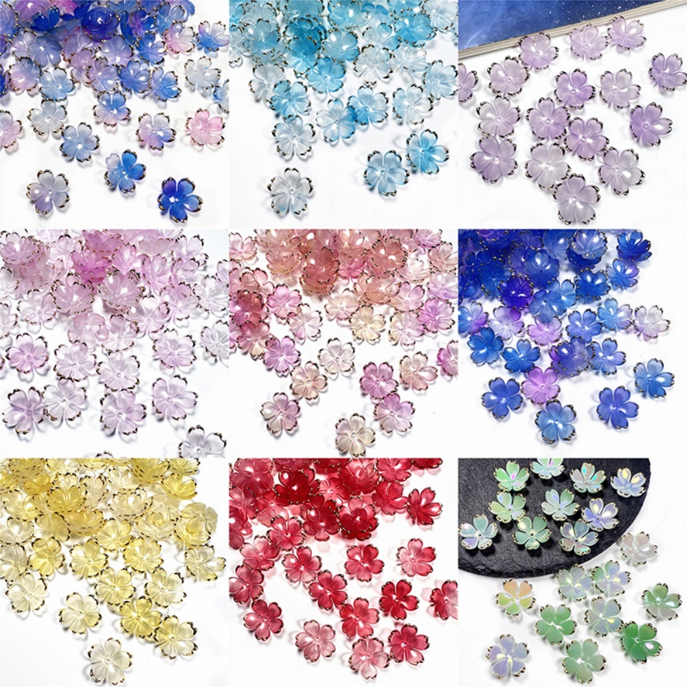 50pcs/lot 19mm Acrylic Cherry  - Resin Art Notes ulasan dan harga