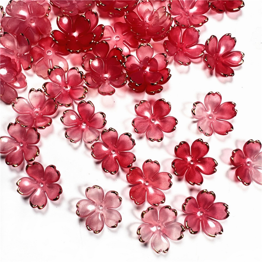 50pcs/lot 19mm Acrylic Cherry  - Resin Art Notes ulasan dan harga